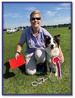Sarah and Darcy: 1st in Beginner - Cheltenham Open Obedience Show 2019